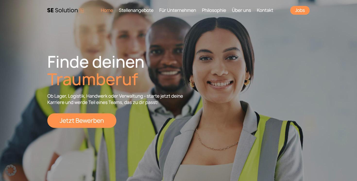Website von SE Solution
